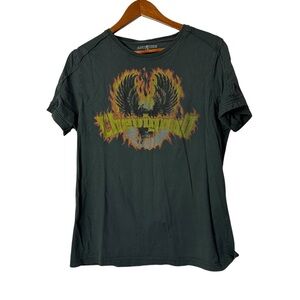 Chevignon Graphic The Rock Tour T-Shirt Crew Neck Short Sleeve Cotton Men L